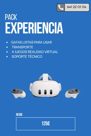 alquiler vr barcelona experiencia