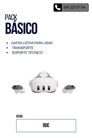 alquiler meta quest 2 basico
